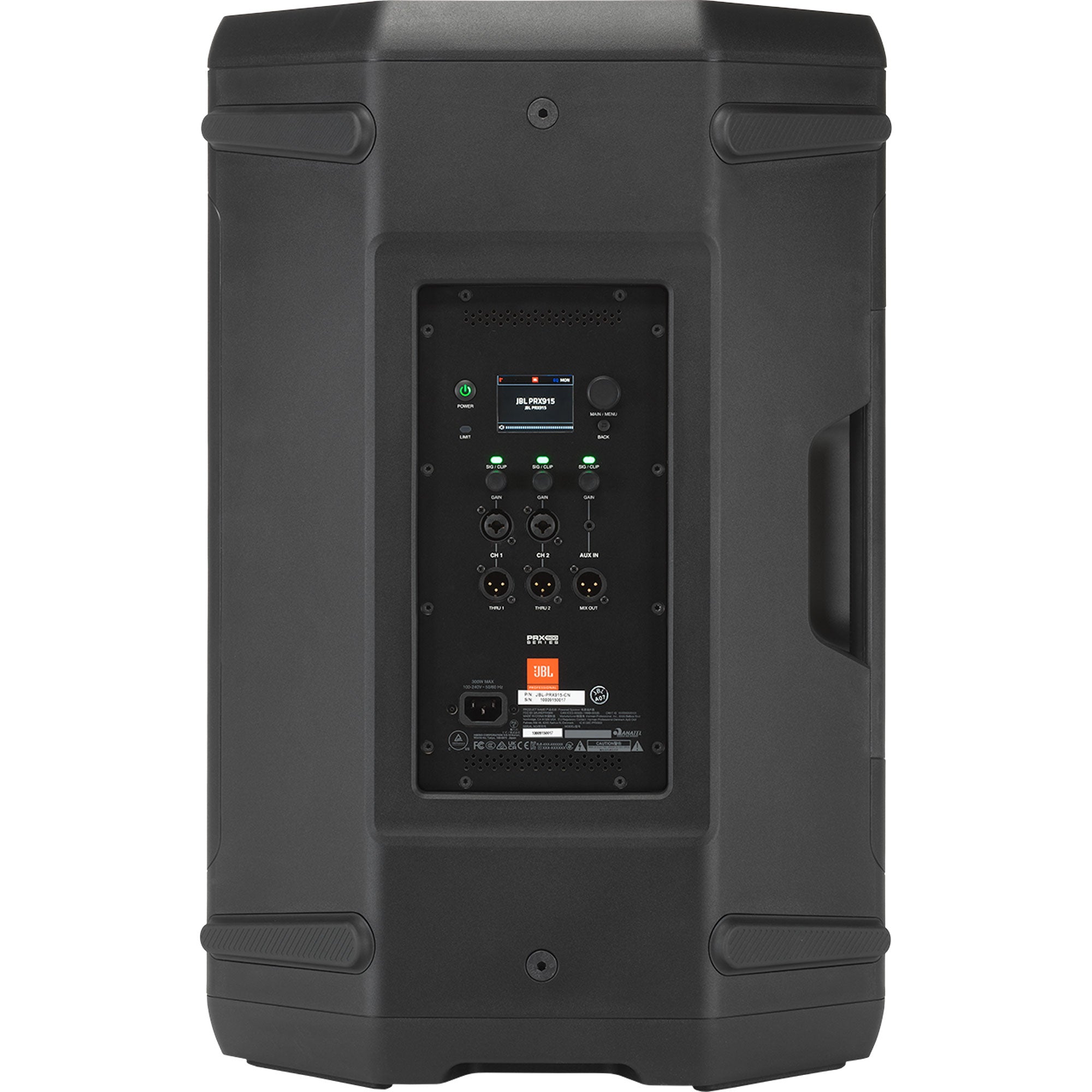 JBL PRX915 Two-Way 15" 2000W Powered PA System / Floor Monitor with Bluetooth Control