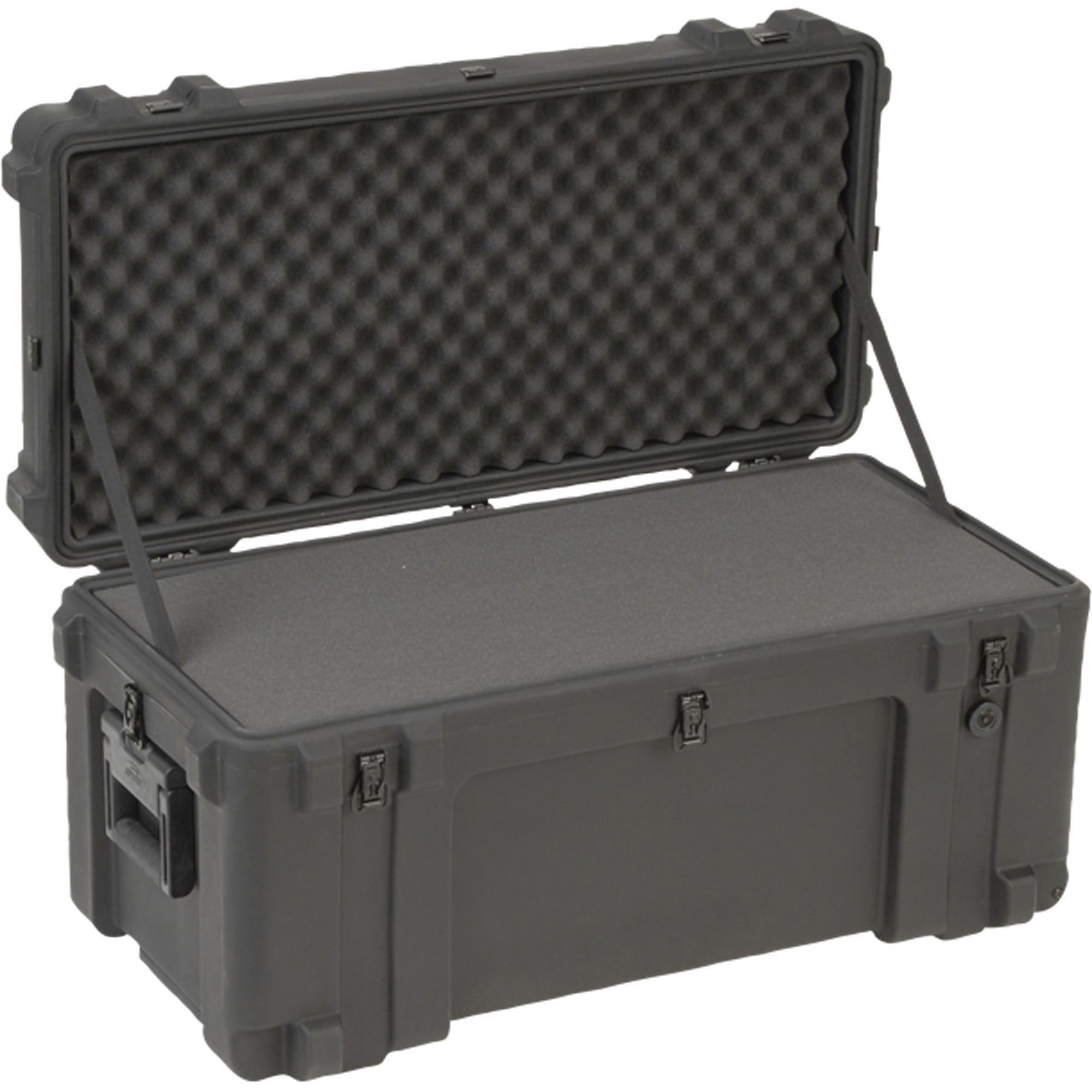 SKB 3R3214-15B-CW Roto-Molded Mil-Standard Waterproof Utility Case with Wheels (Cubed Foam)