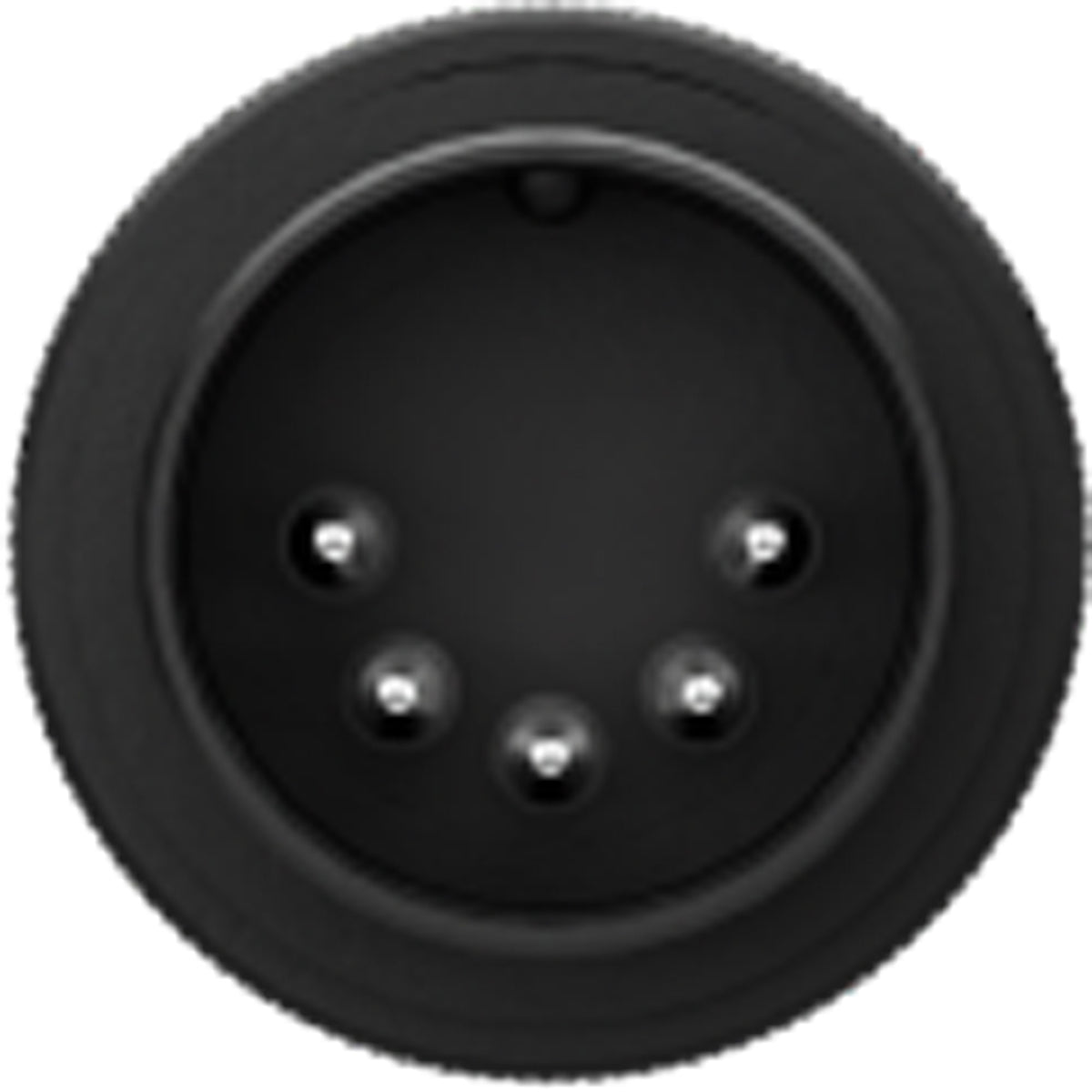 SquarePlug SPD5A-BK Low-Profile 90° Heavy-Duty Metal 5-Pin Male DIN MIDI Connector (Black) Image 6
