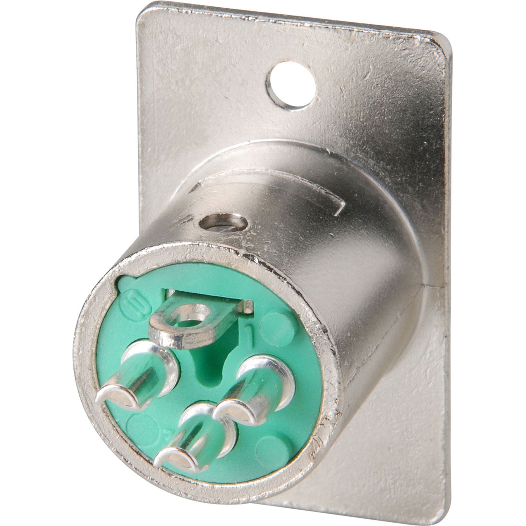 Switchcraft D3M Male 3-Pin XLR Panel Mount Connector (Nickel/Silver)
