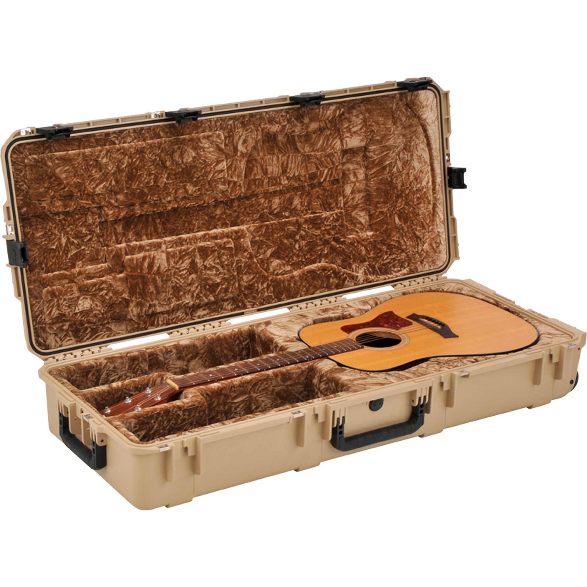 SKB 3i-4217-18-T iSeries Waterproof Acoustic Guitar Case with Wheels (Tan)