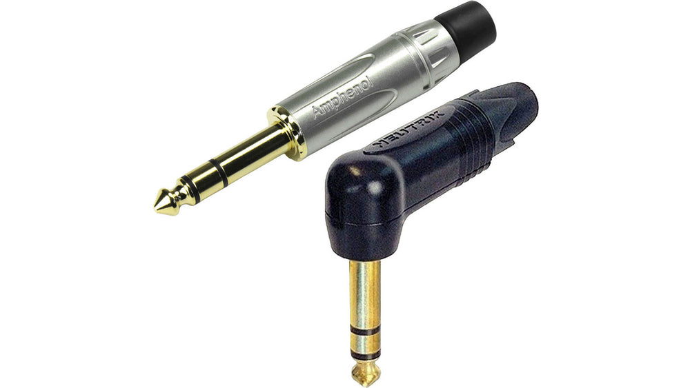 1/4-inch TRS connectors