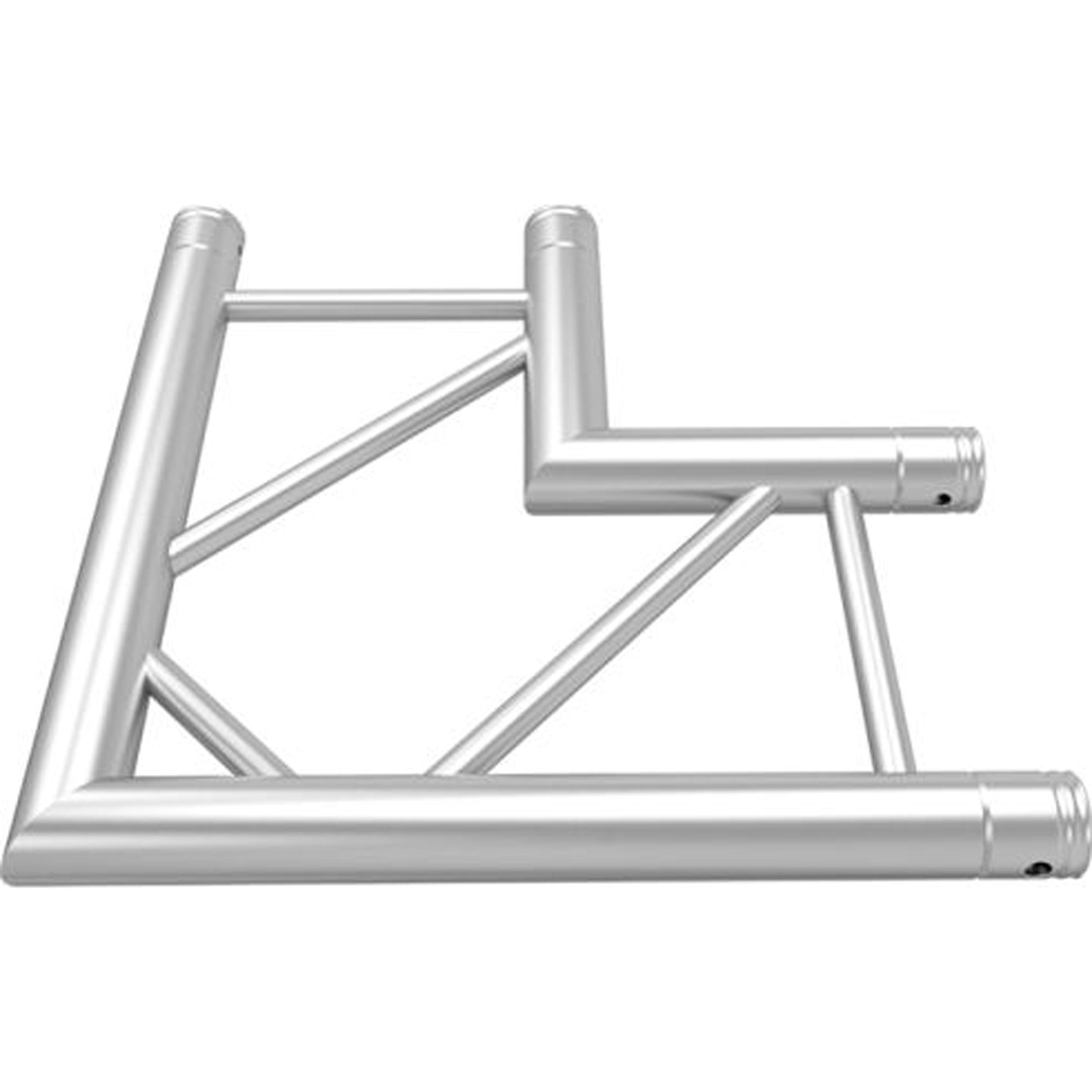 Global Truss 2-Way 90 Degree Horizontal Corner for F32 I-Beam Truss System (Aluminum)