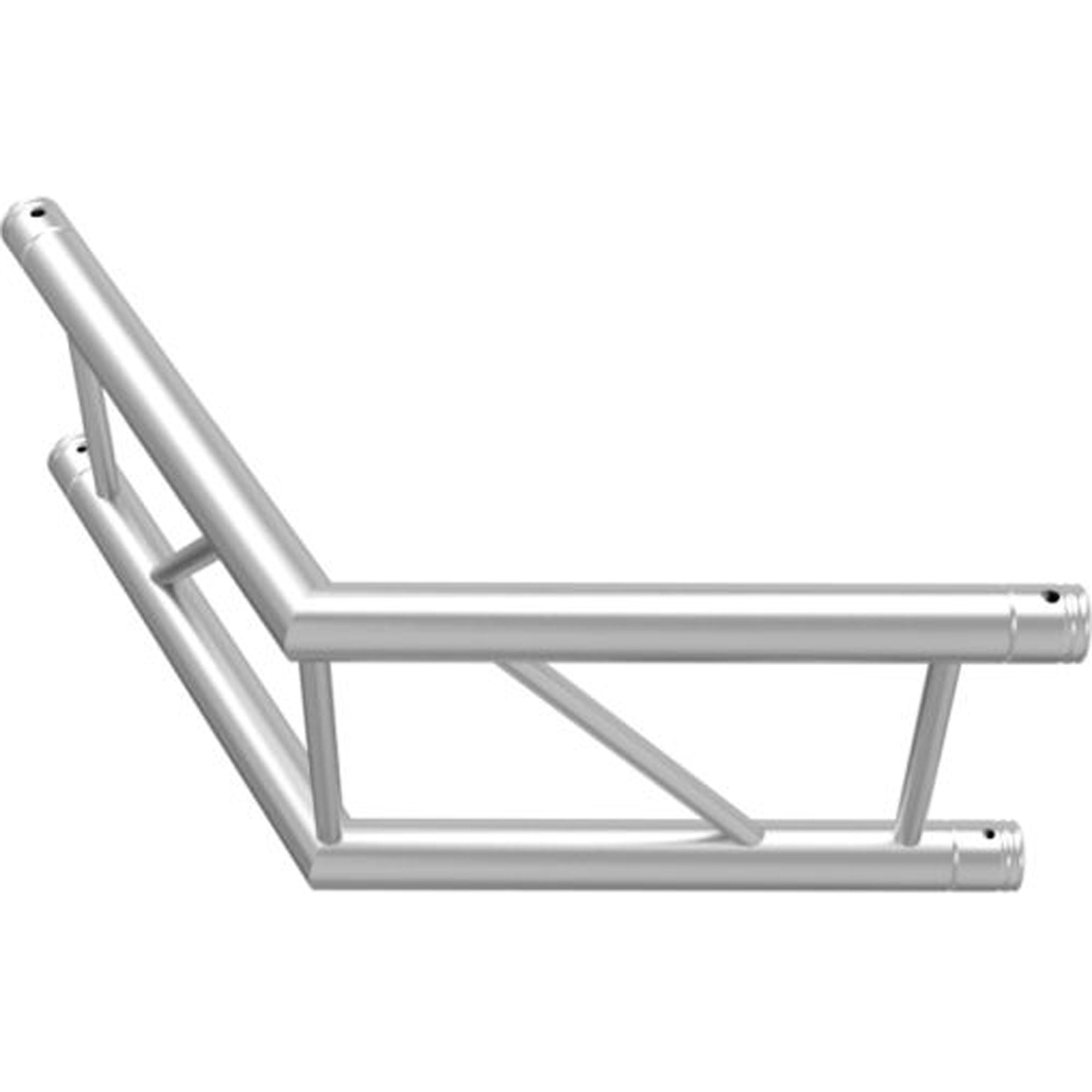 Global Truss 2-Way 120 Degree Vertical Corner for F32 I-Beam Truss System (Aluminum)