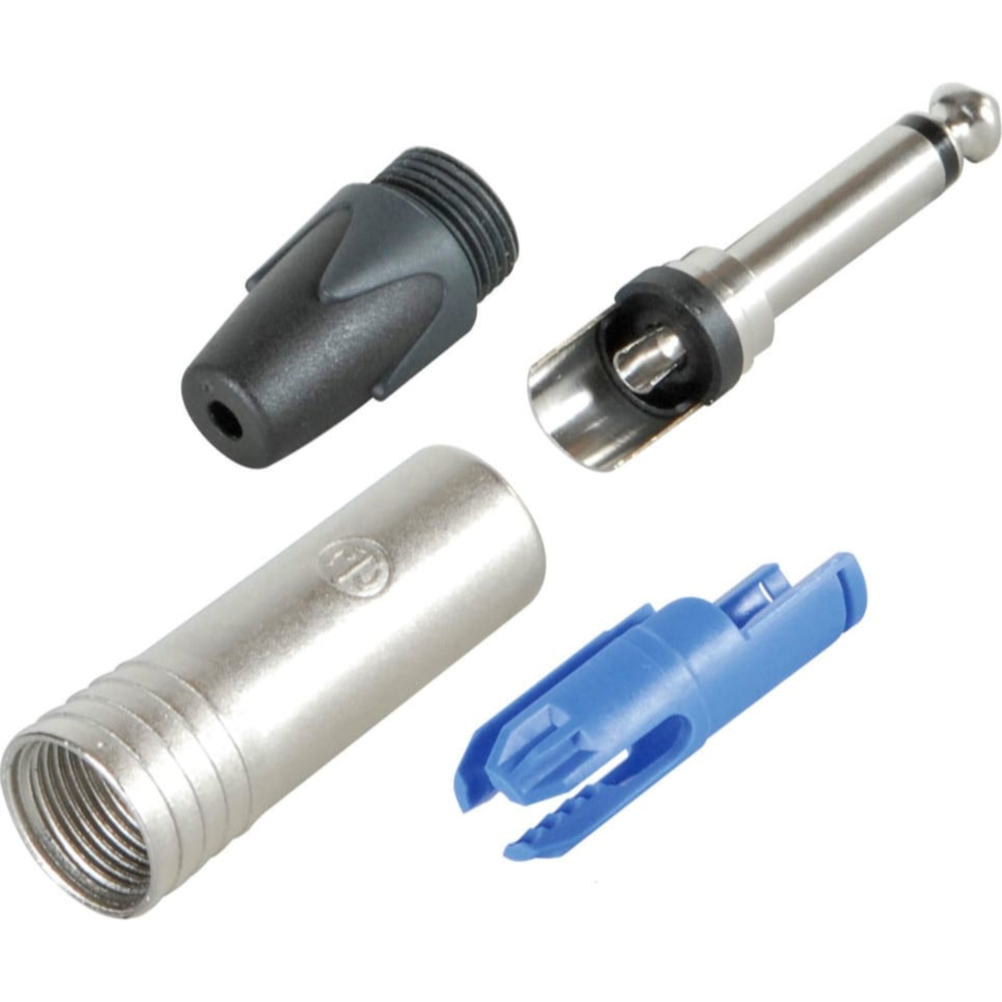 Neutrik NP2X Professional 1/4" TS Mono Phone Plug (Nickel/Silver, Box of 100)