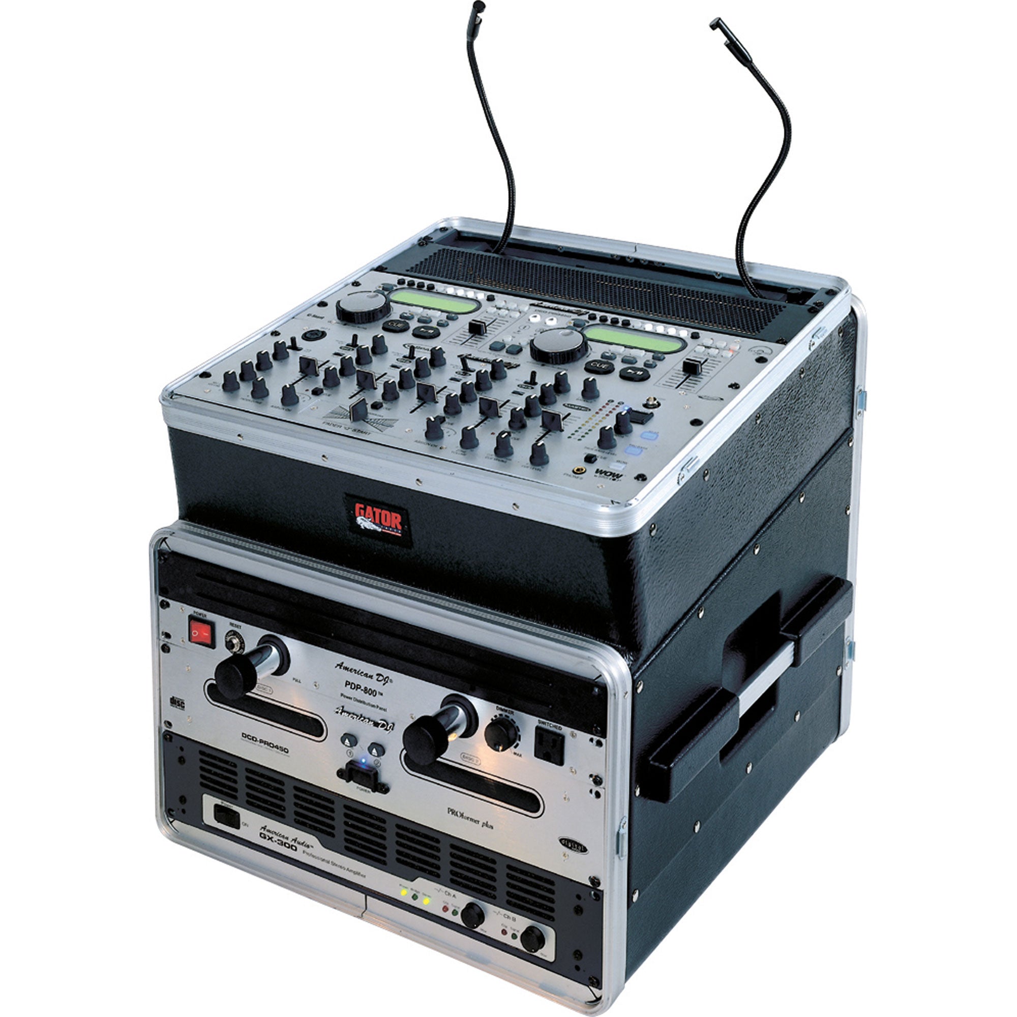 Gator Cases GRC-10X8 Console Rack (10U Top, 8U Side)