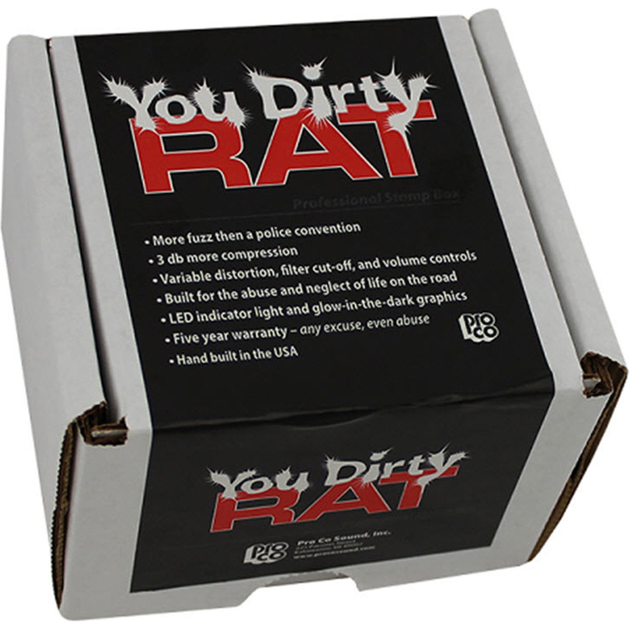 RapcoHorizon Pro Co You Dirty RAT Distortion Pedal