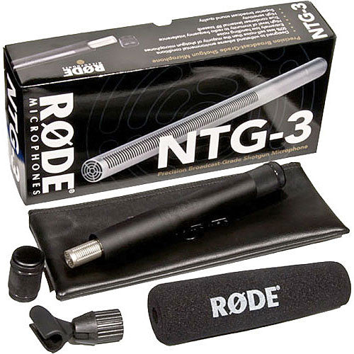 Rode NTG3 Shotgun Microphone Savings Bundle (Satin Nickel)