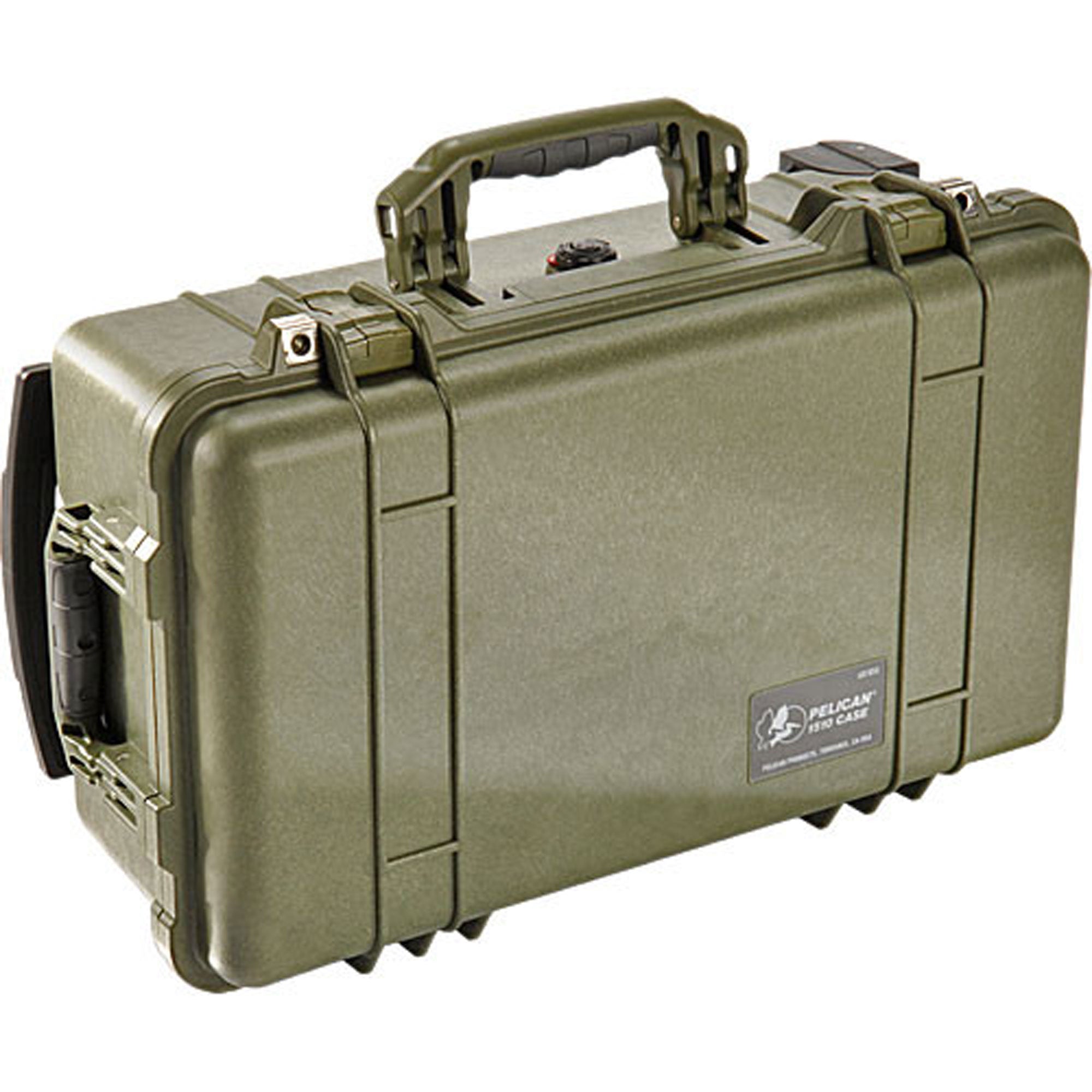 Pelican 1510 Protector Carry-On Case with Foam (Olive Drab OD Green)