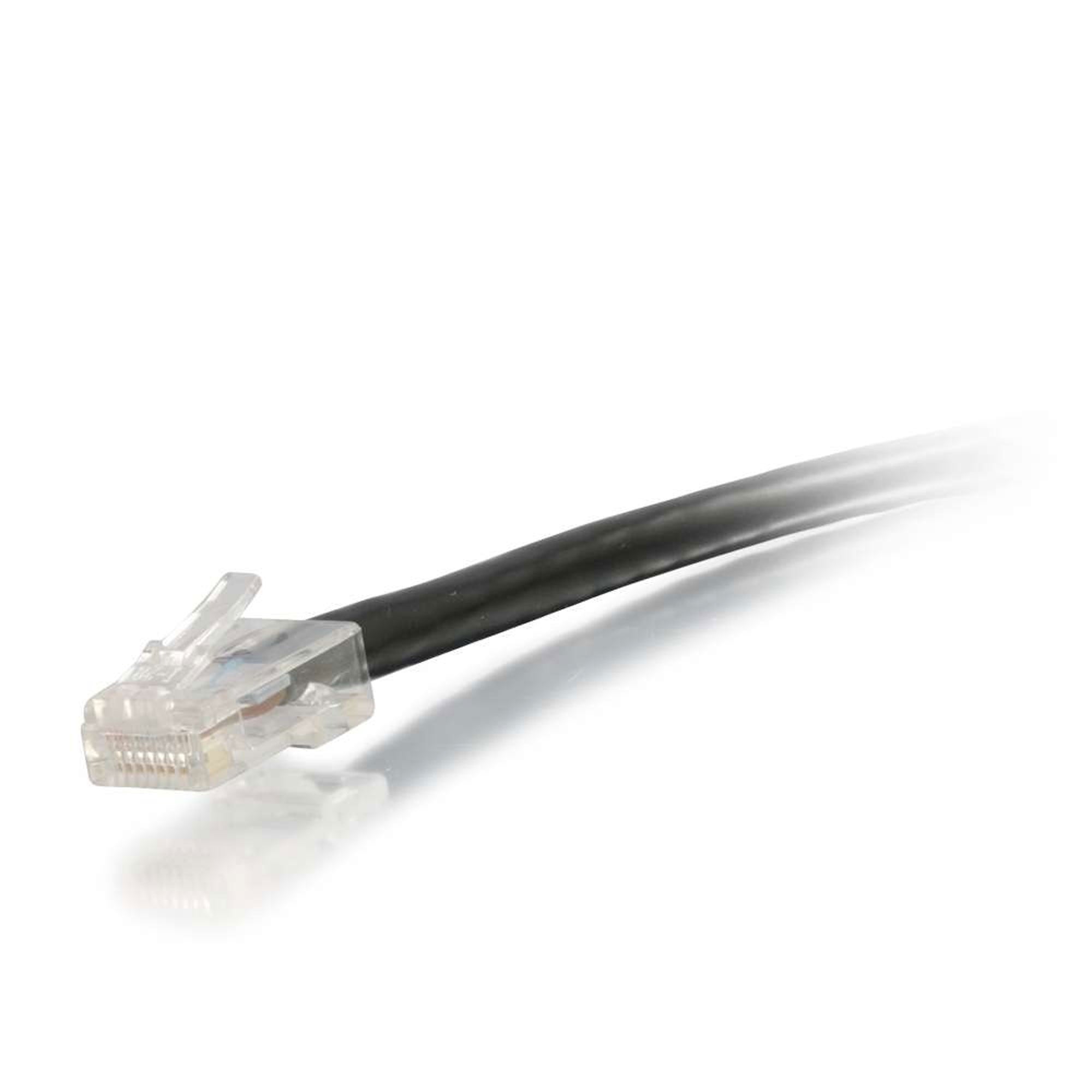 C2G Cat5e Non-Booted Unshielded (UTP) Ethernet Network Patch Cable - Black (75')