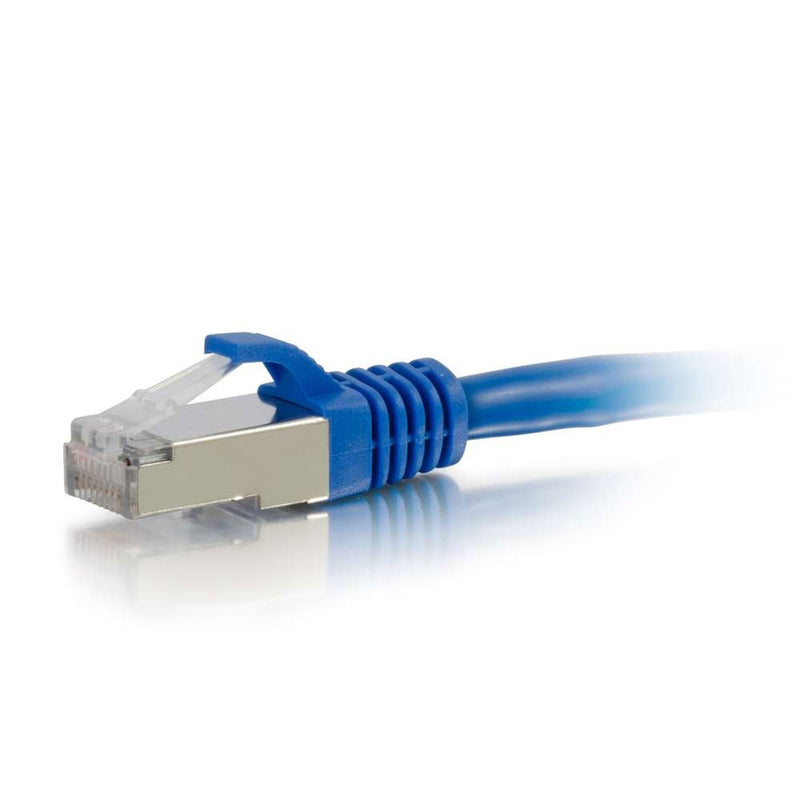 C2G Cat6a Snagless Shielded (STP) Ethernet Network Patch Cable - Blue (5')