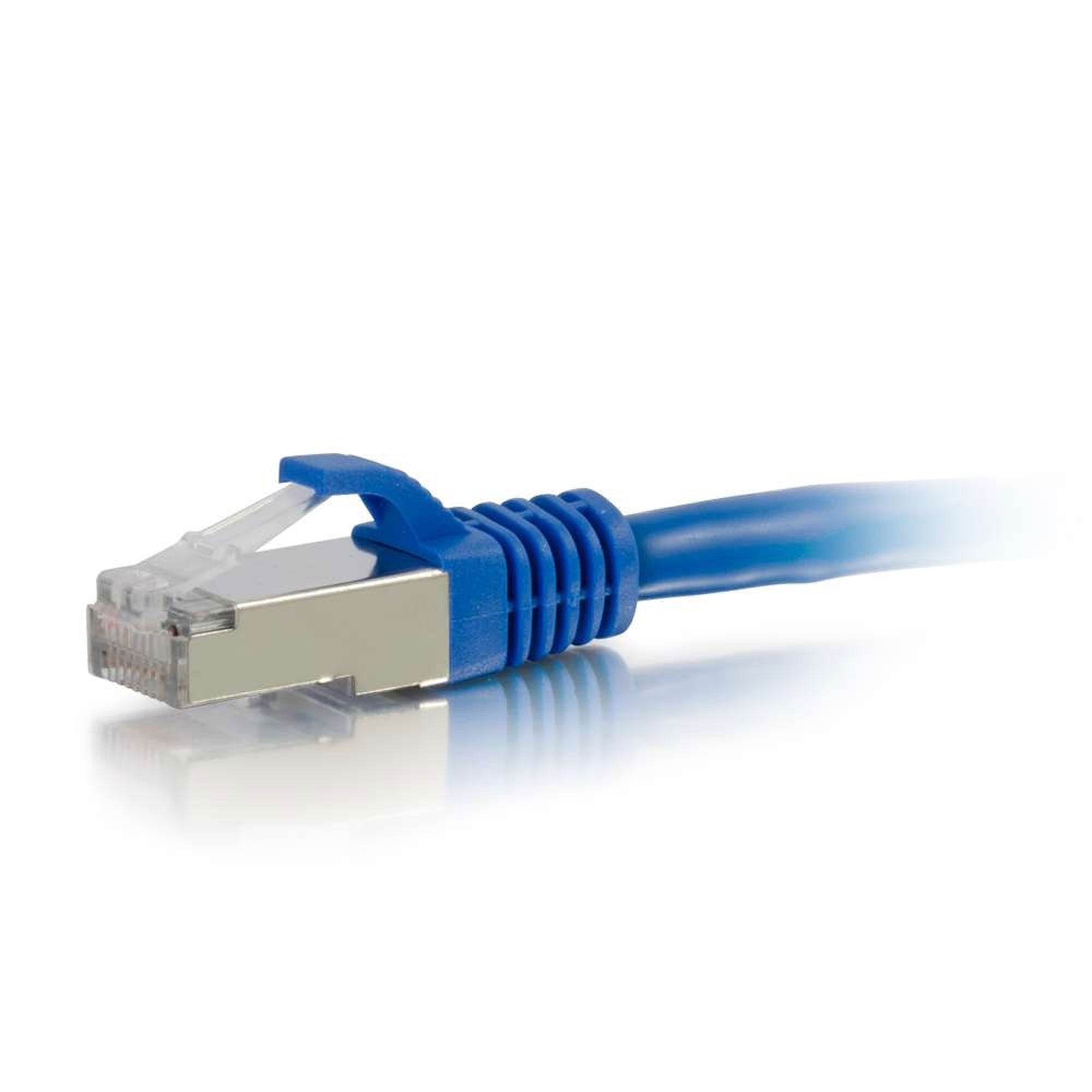 C2G Cat6a Snagless Shielded (STP) Ethernet Network Patch Cable - Blue (9')
