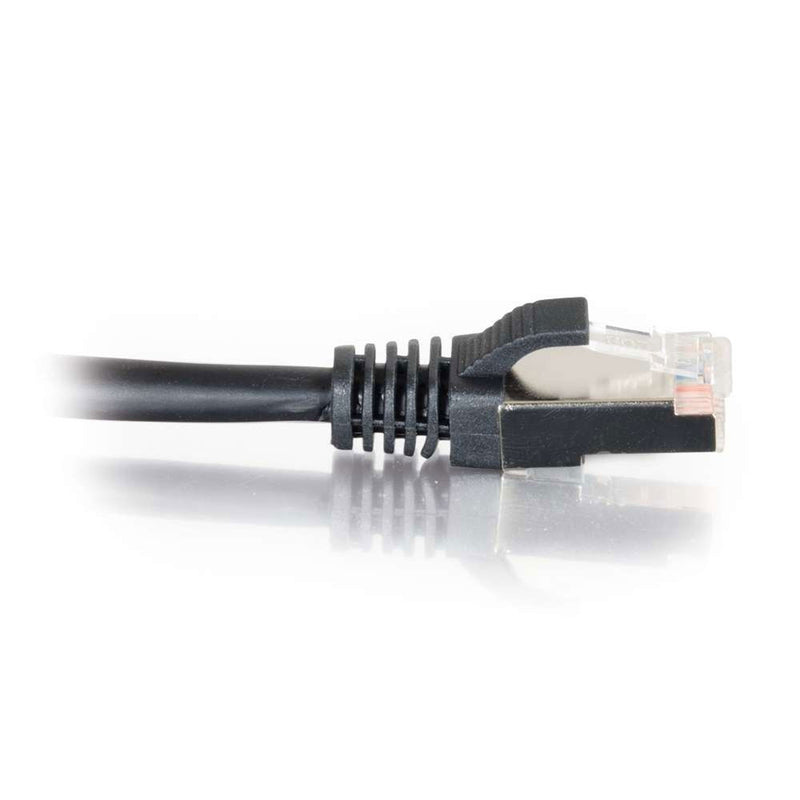 C2G Cat5e Snagless Shielded (STP) Ethernet Network Patch Cable - Black (25')