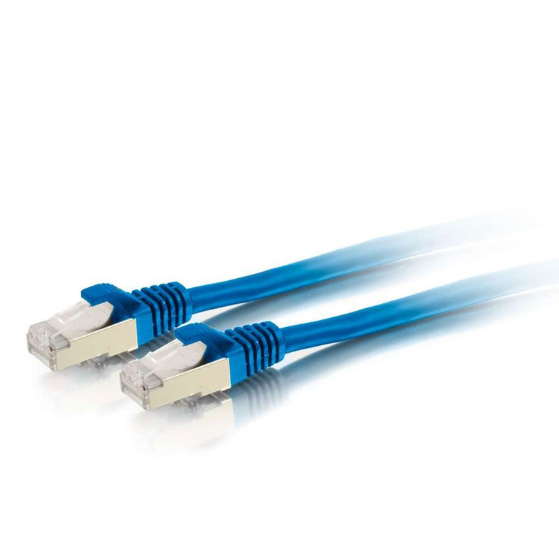 C2G Cat6 Snagless Shielded (STP) Ethernet Network Patch Cable - Blue (3')