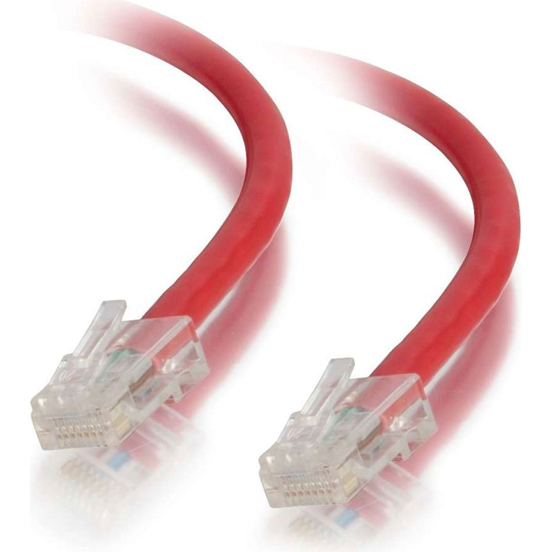C2G Cat5e Non-Booted Unshielded (UTP) Ethernet Network Patch Cable - Red (30')