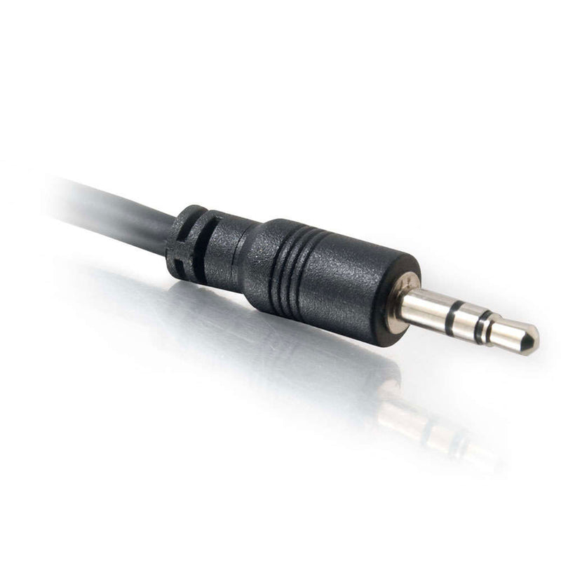 C2G 3.5mm Stereo Audio Cable with Low Profile Connectors Male/Male - In-Wall CMG-Rated (50')