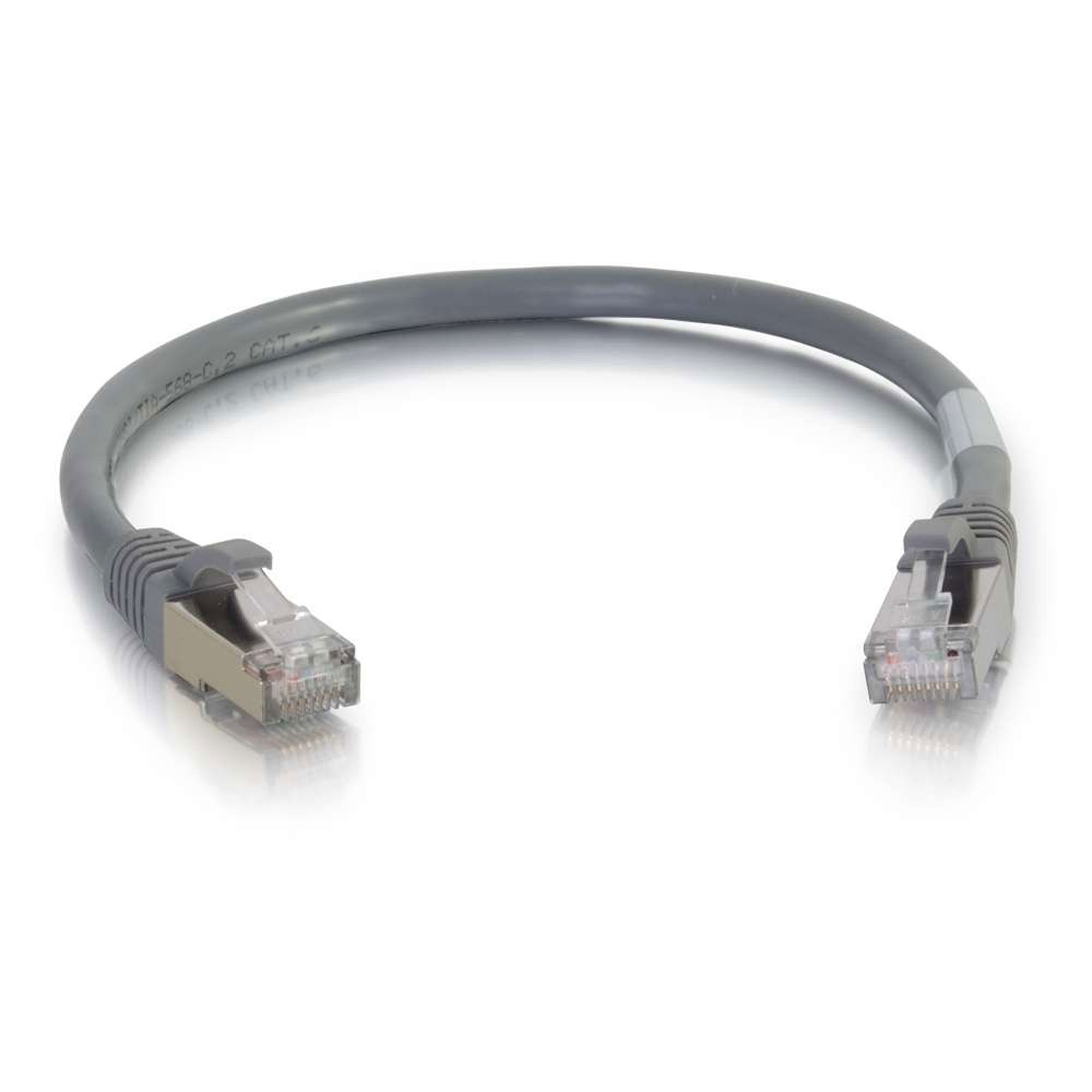 C2G Cat5e Snagless Shielded (STP) Ethernet Network Patch Cable - Grey (50')