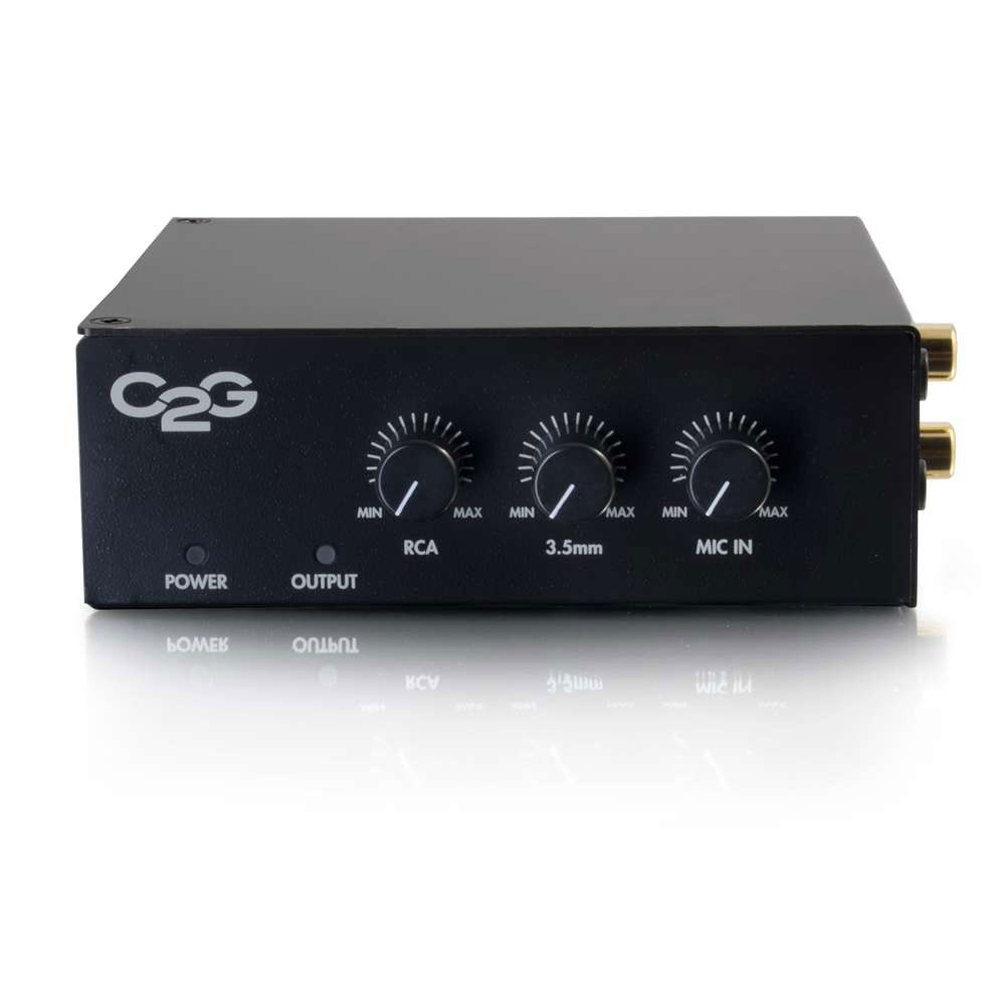 C2G 25/70V 50 Watt Audio Amplifier (Plenum Rated)