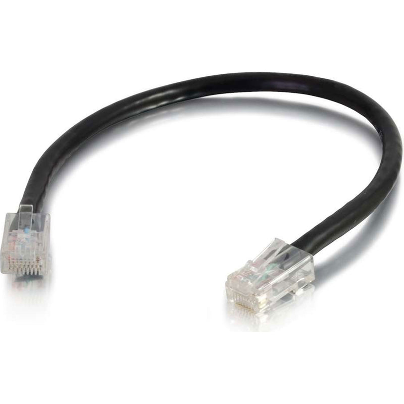 C2G Cat5e Non-Booted Unshielded (UTP) Ethernet Network Patch Cable - Black (2')