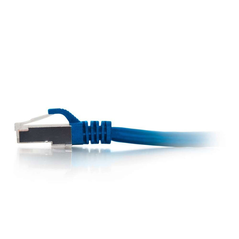 C2G Cat6 Snagless Shielded (STP) Ethernet Network Patch Cable - Blue (4')