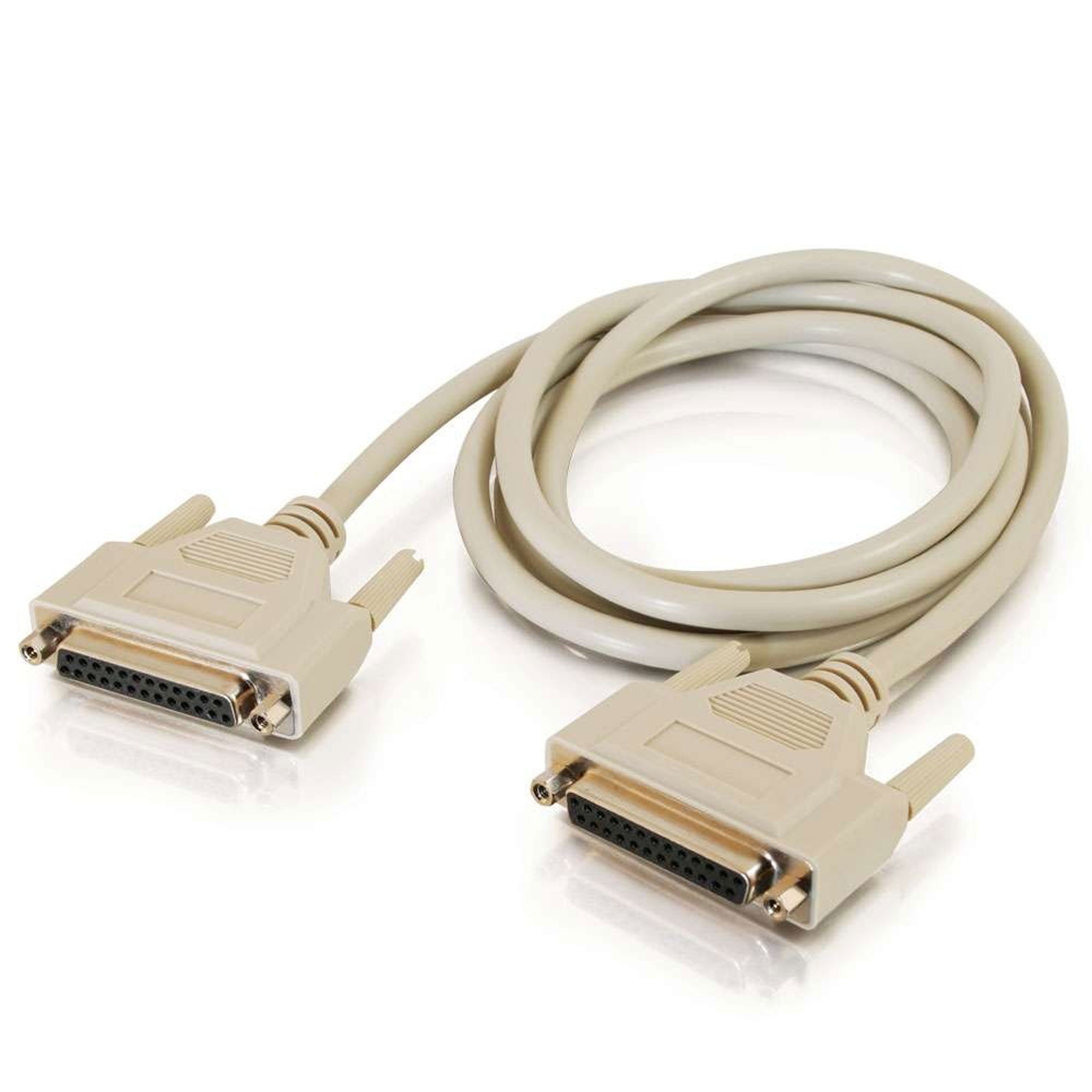 C2G DB25 Female/Female Serial RS232 Extension Cable (15')