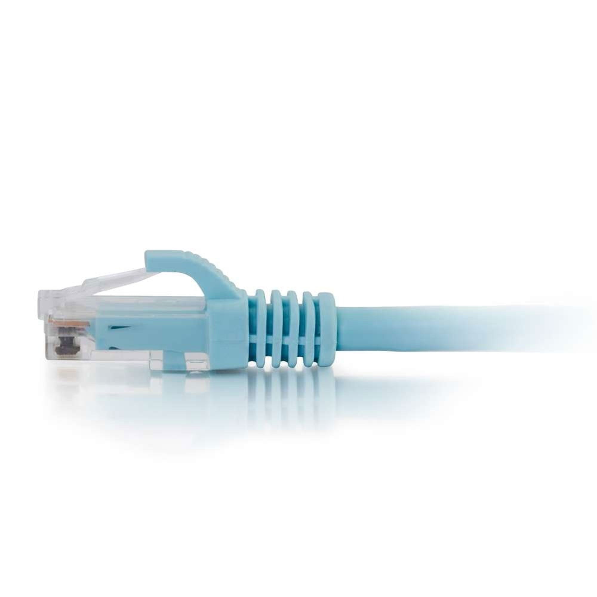 C2G Cat6a Snagless Unshielded (UTP) Ethernet Network Patch Cable - Aqua (7')
