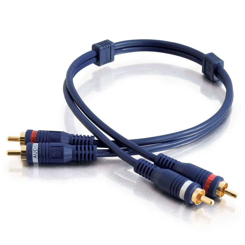 C2G Velocity RCA Stereo Audio Cable (50')