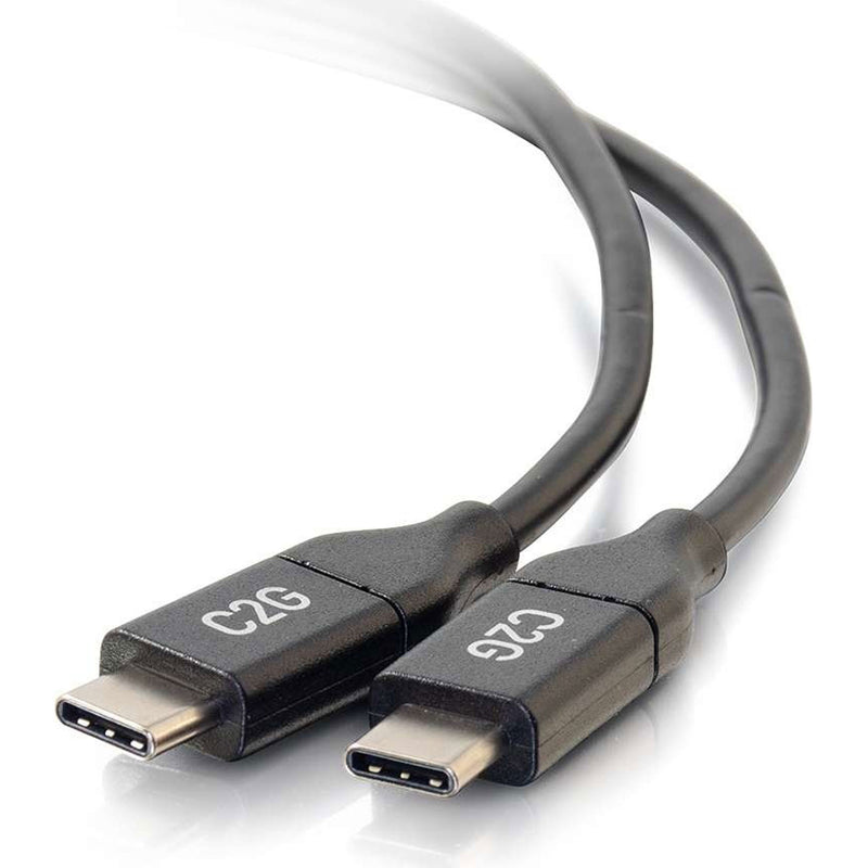 C2G 28829 USB-C Male to USB-C Male Cable with 5A Charging (10')
