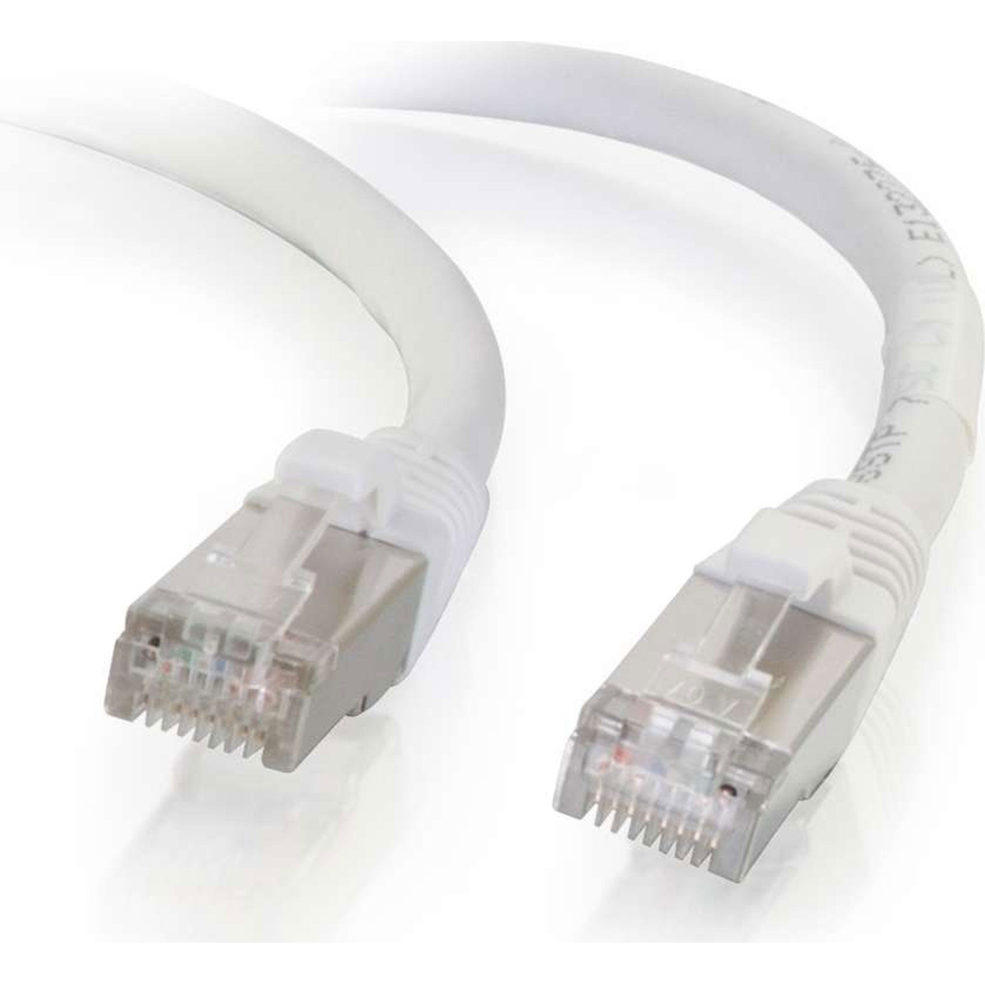 C2G Cat6 Snagless Shielded (STP) Ethernet Network Patch Cable - White (3')