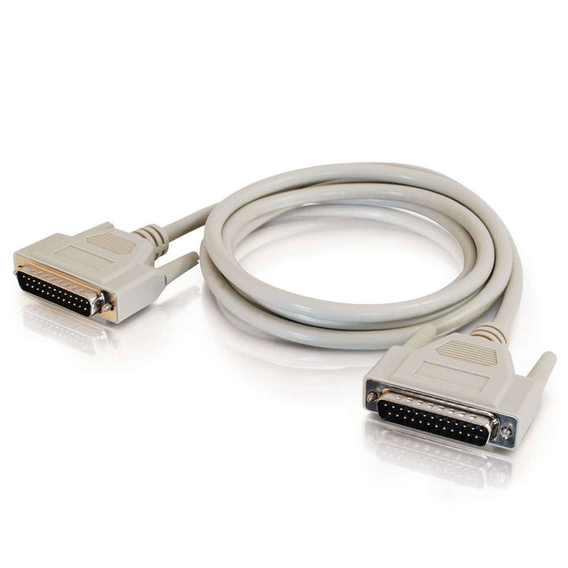 C2G DB25 Male/Male Serial RS232 Extension Cable (3')