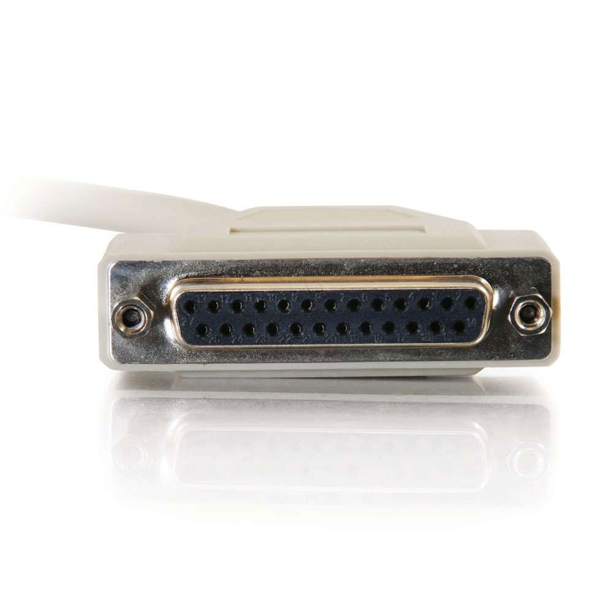 C2G DB25 Female/Female Serial RS232 Extension Cable (15')