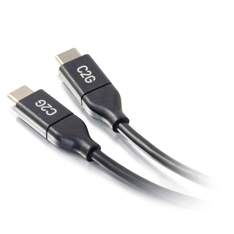 C2G 28828 USB-C Male to USB-C Male Cable with 5A Charging (6')