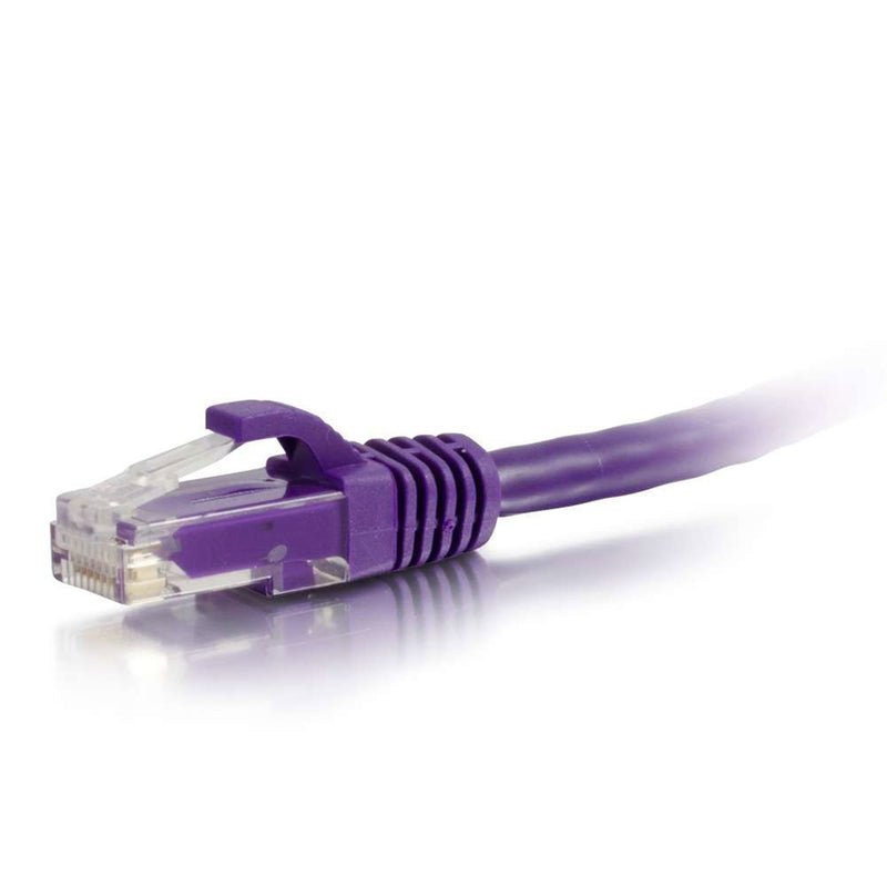 C2G Cat5e Snagless Unshielded (UTP) Ethernet Network Patch Cable - Purple (35')