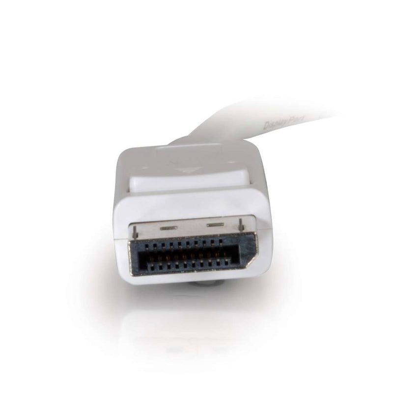 C2G Mini DisplayPort to DisplayPort Adapter Cable 4K 30Hz - White (6')