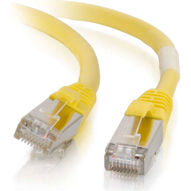 C2G Cat6 Snagless Shielded (STP) Ethernet Network Patch Cable - Yellow (6")