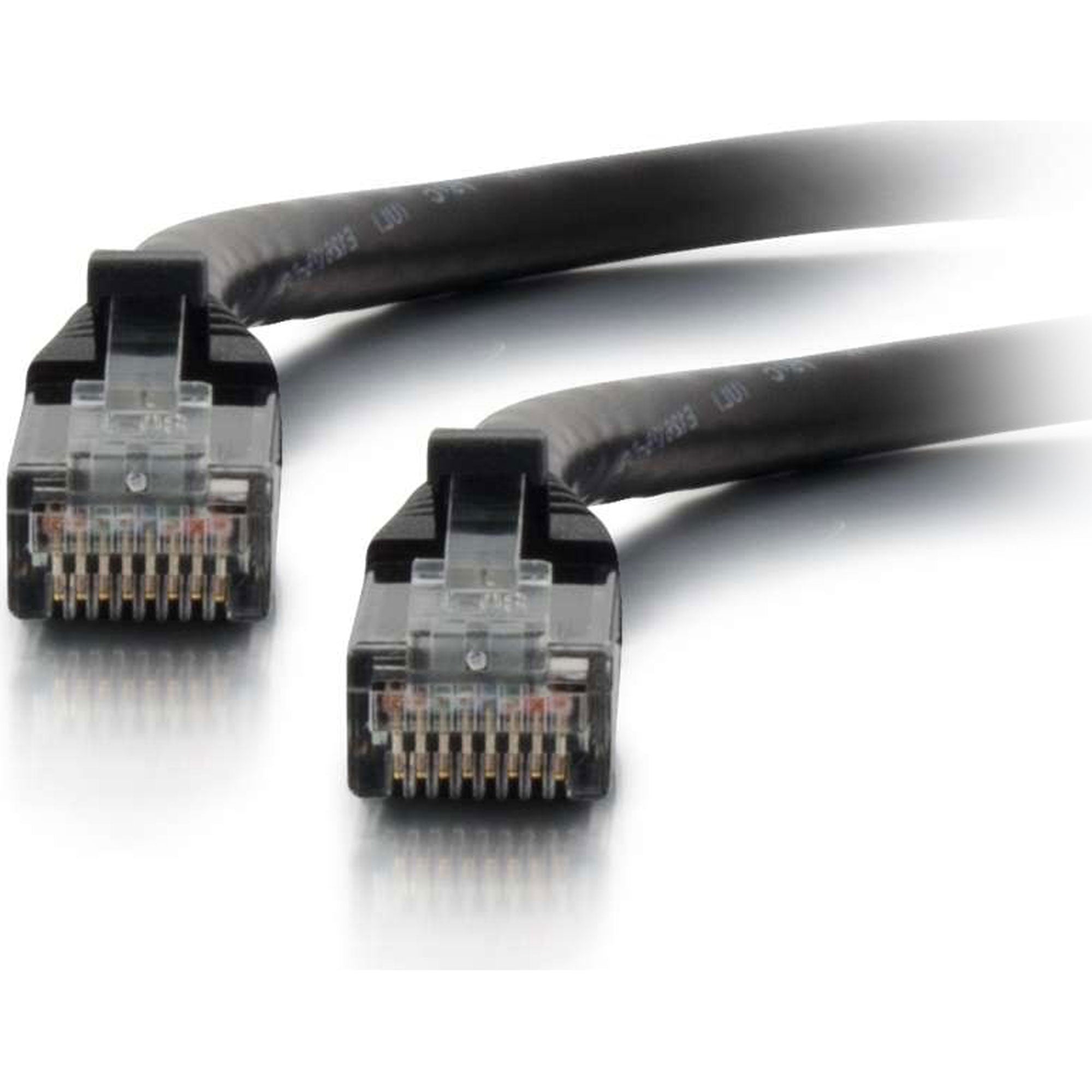 C2G Cat6a Snagless Shielded (UTP) Ethernet Network Patch Cable - Black (3')