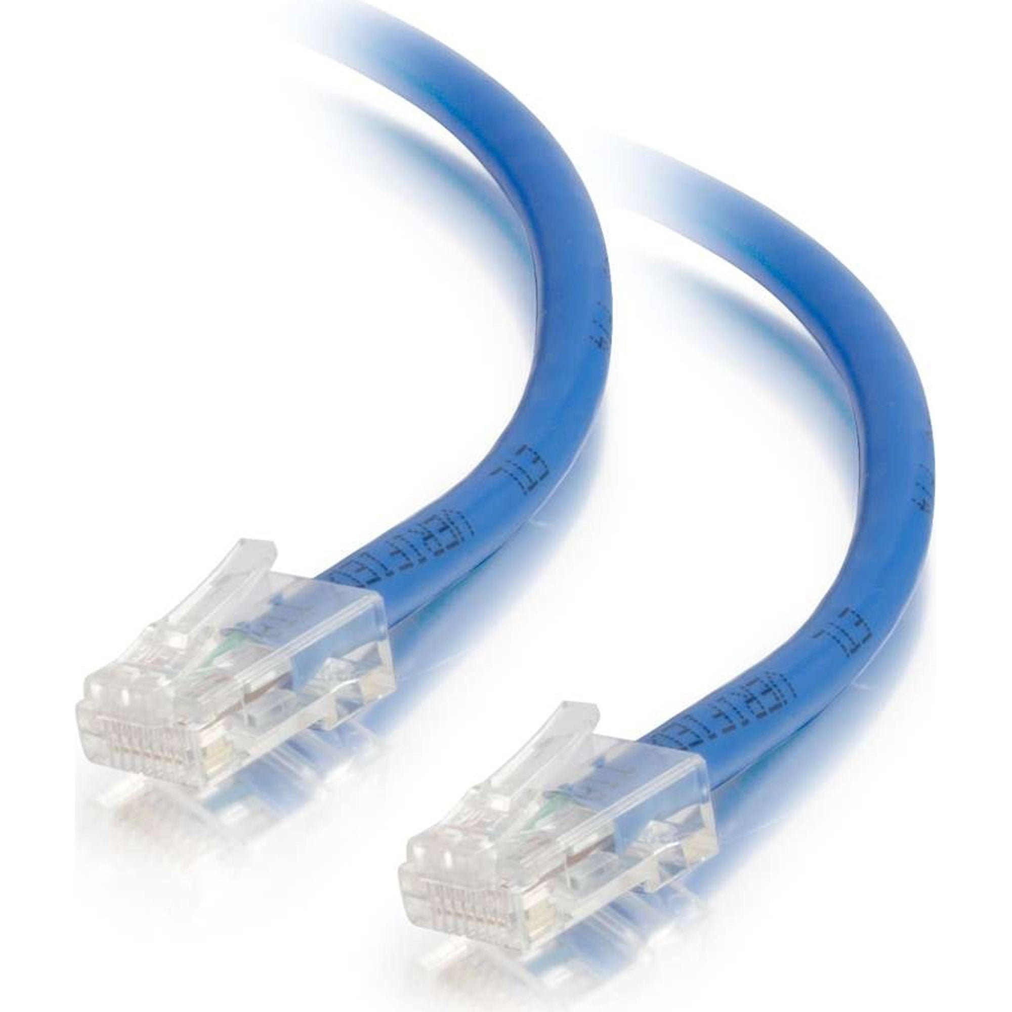 C2G Cat5e Non-Booted Unshielded (UTP) Ethernet Network Patch Cable - Blue (7')