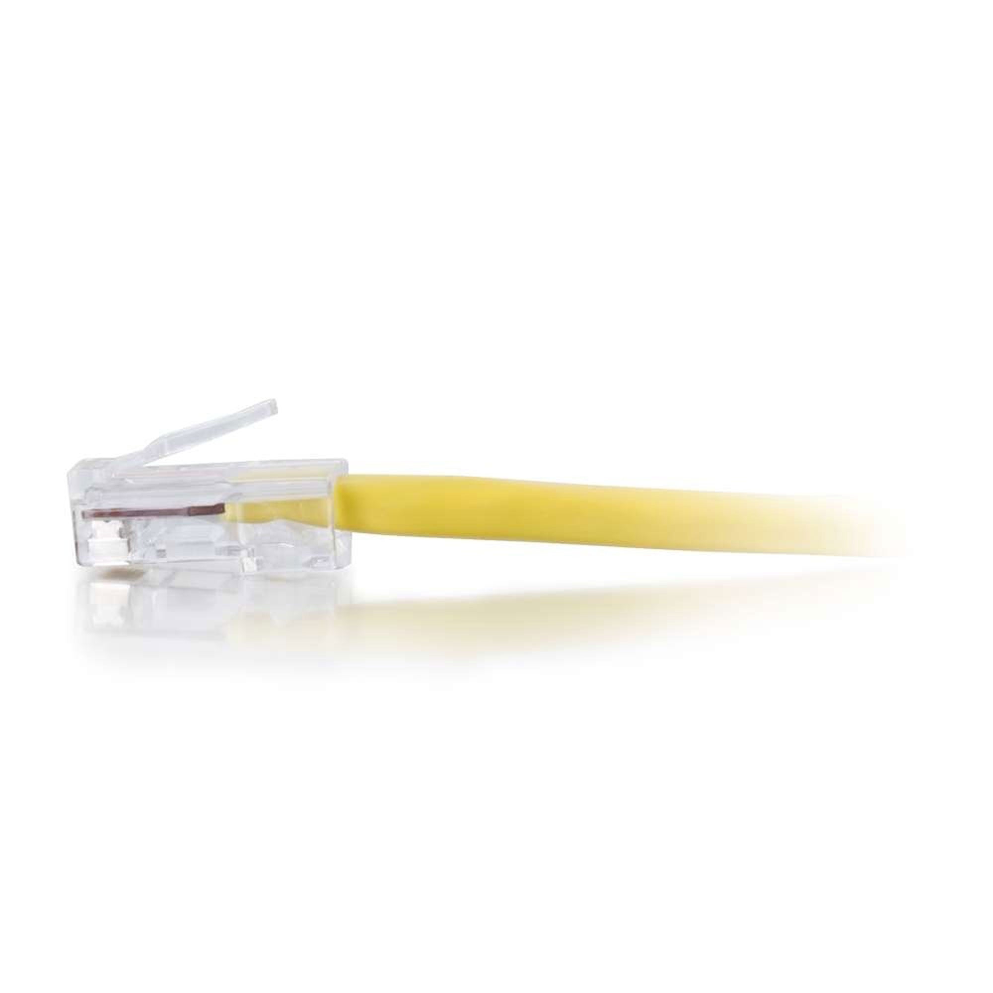 C2G Cat5e Non-Booted Unshielded (UTP) Ethernet Network Patch Cable - Yellow (2')