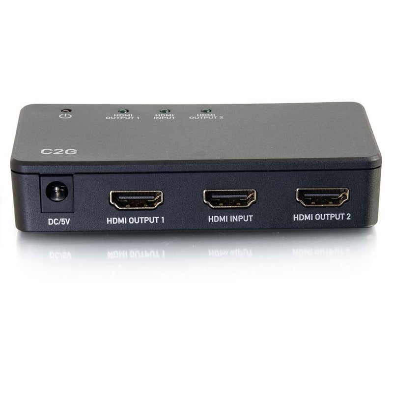 C2G 41057 HDMI Distribution Amplifier Splitter 4K30 (2 Port)