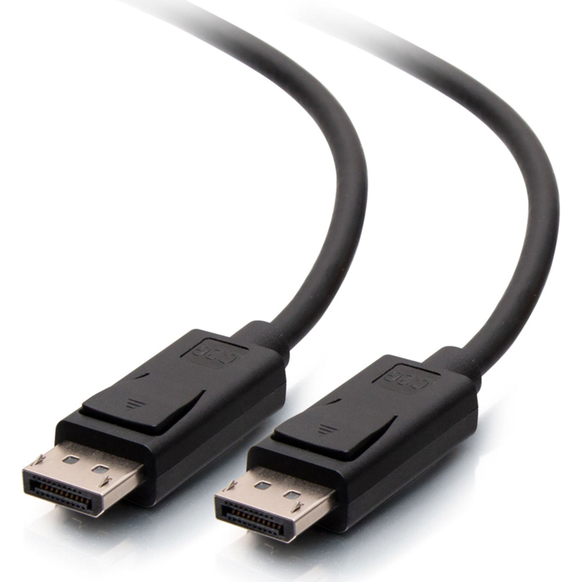 C2G DisplayPort Cable with Latches 8K UHD Male/Male - Black (35')