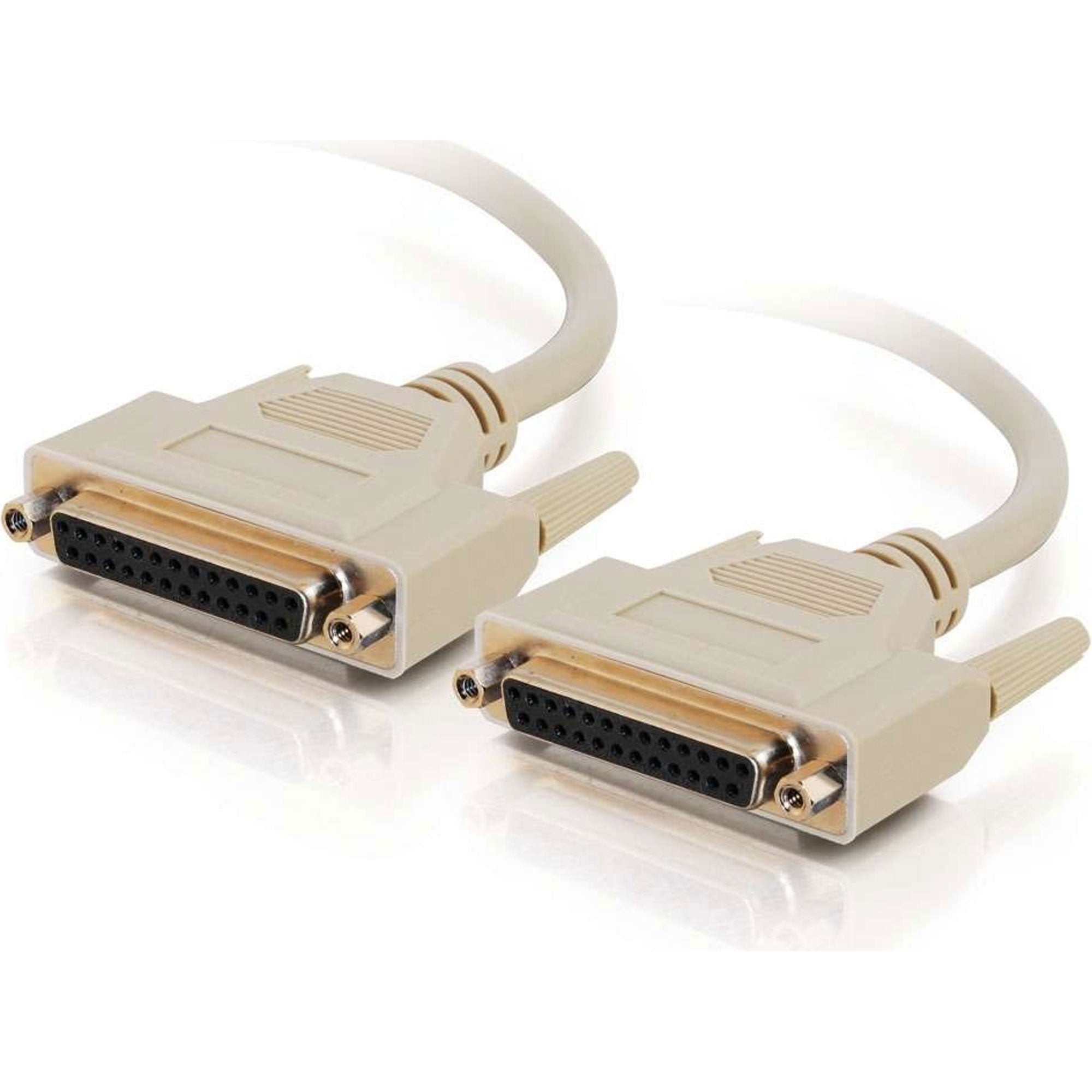 C2G DB25 Female/Female Serial RS232 Extension Cable (6')