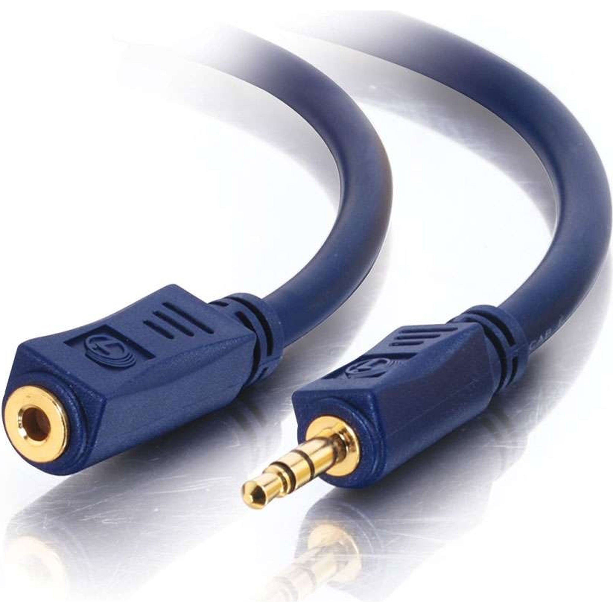 C2G Velocity 3.5mm Male/Female Stereo Audio Extension Cable (6')