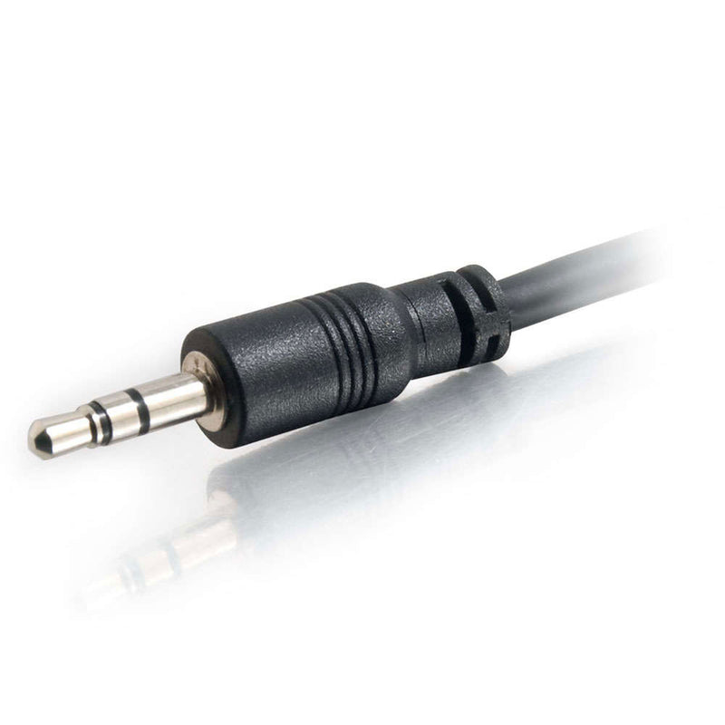 C2G 3.5mm Stereo Audio Cable with Low Profile Connectors Male/Male - In-Wall CMG-Rated (50')