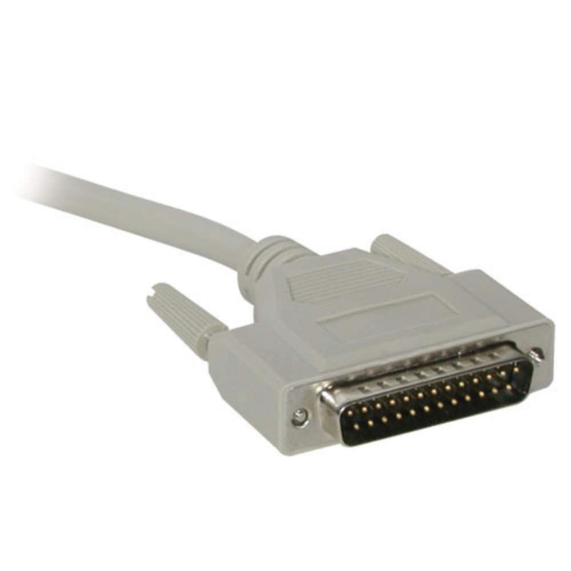 C2G DB25 Male/Female Serial RS232 Extension Cable (10')
