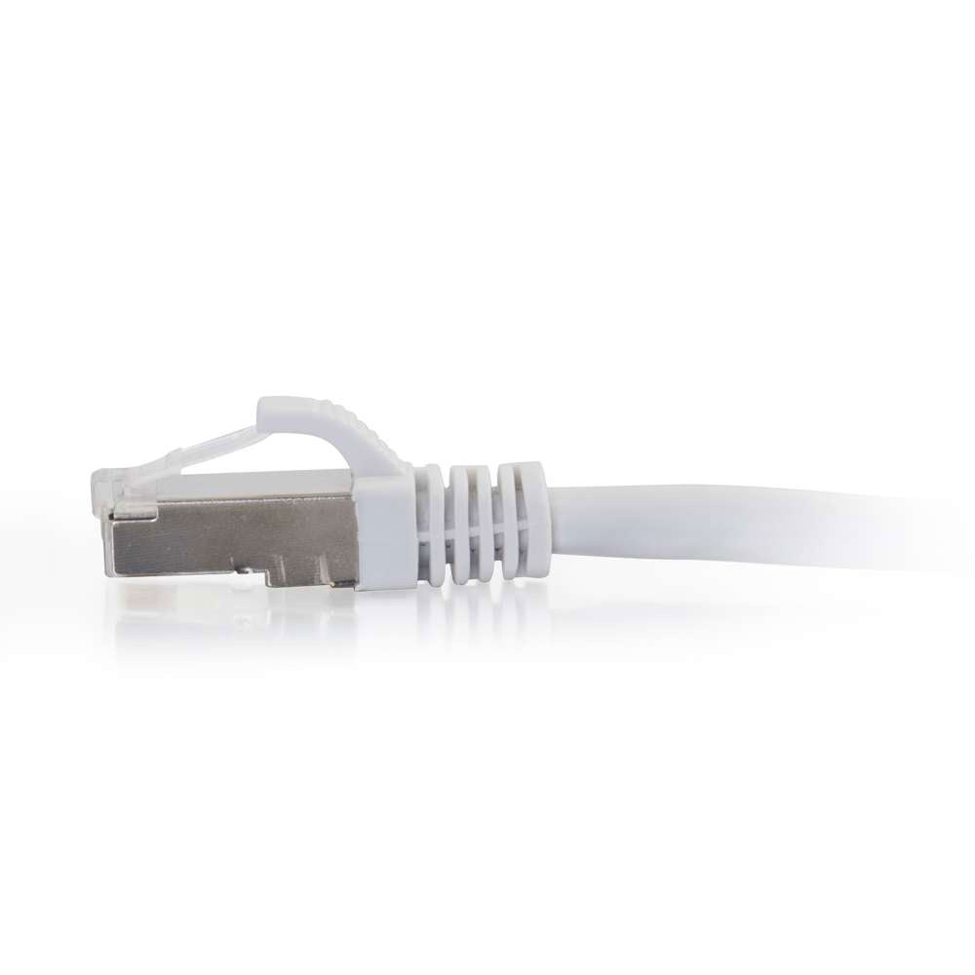 C2G Cat6 Snagless Shielded (STP) Ethernet Network Patch Cable - White (3')