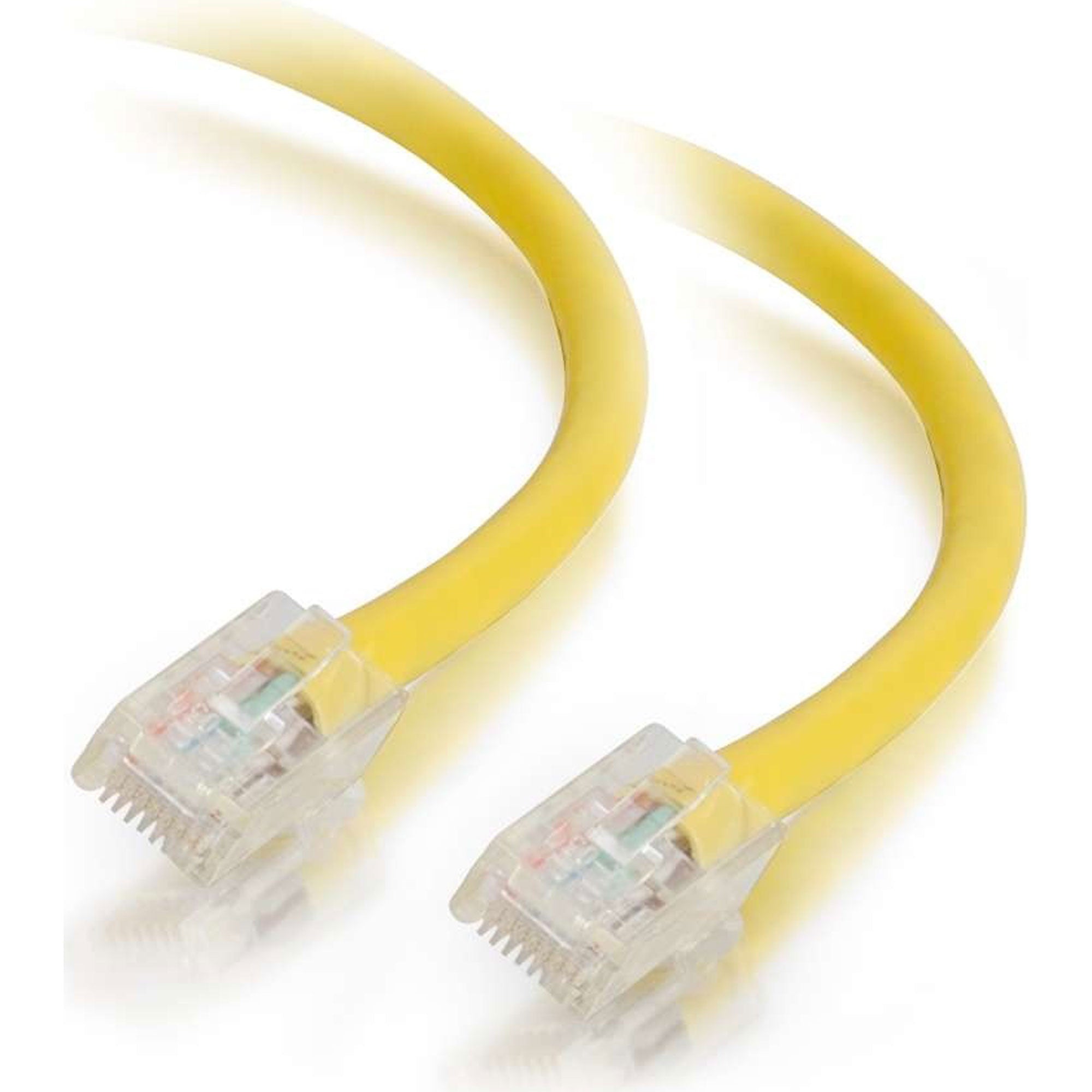 C2G Cat5e Non-Booted Unshielded (UTP) Ethernet Network Patch Cable - Yellow (2')