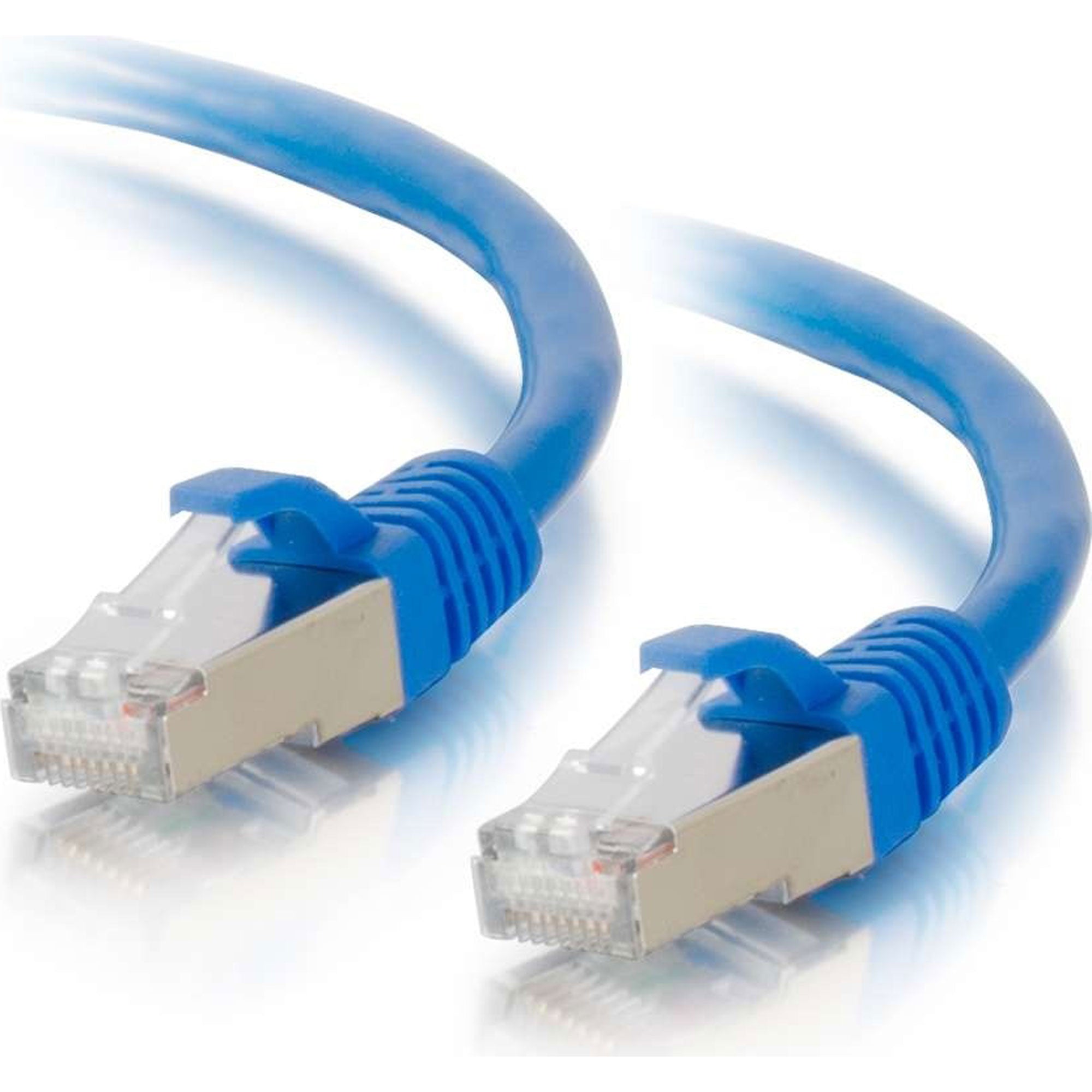 C2G Cat6a Snagless Shielded (STP) Ethernet Network Patch Cable - Blue (6')