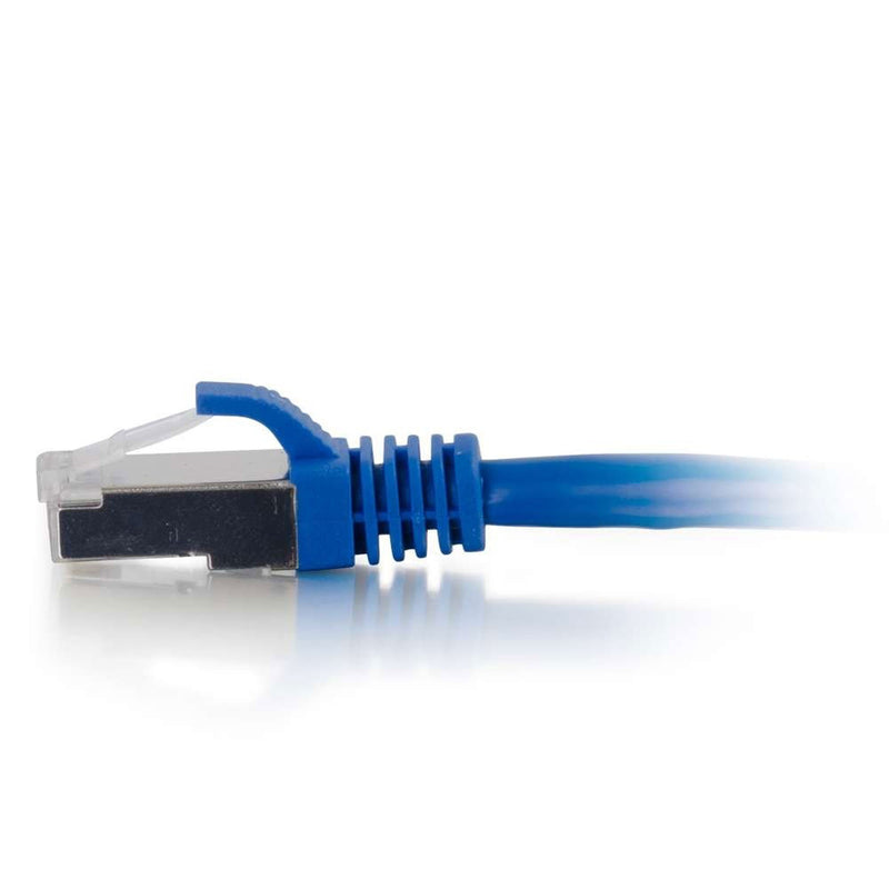 C2G Cat6a Snagless Shielded (STP) Ethernet Network Patch Cable - Blue (15')