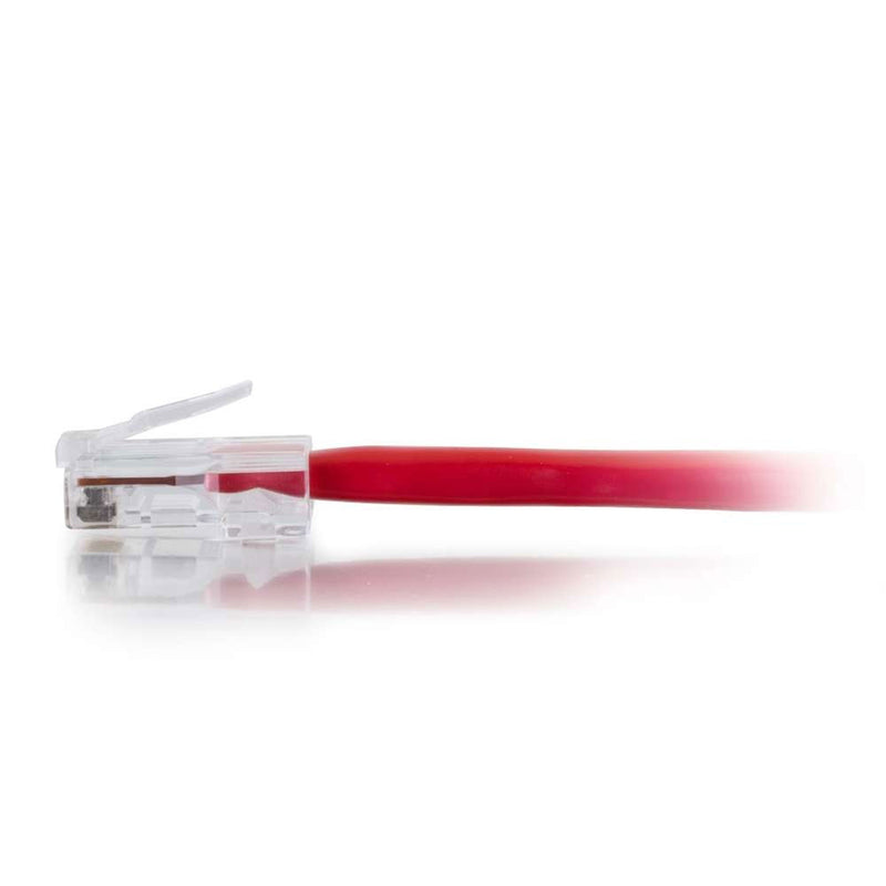 C2G Cat5e Non-Booted Unshielded (UTP) Ethernet Network Patch Cable - Red (30')