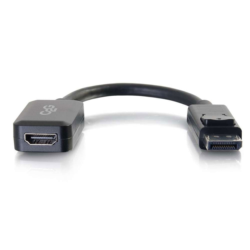 C2G DisplayPort Male to HDMI Female Adapter Converter - Black (8")